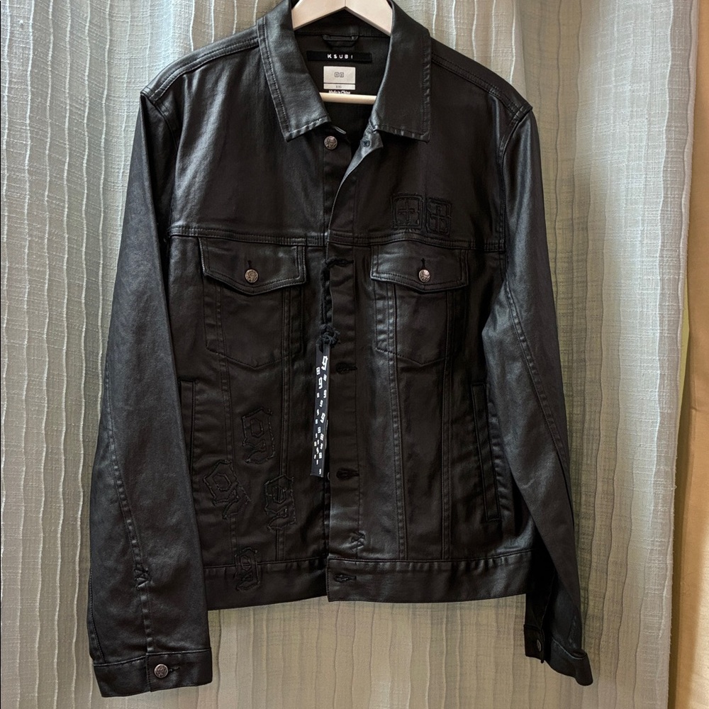 Ksubi Men's Black Denim Jacket